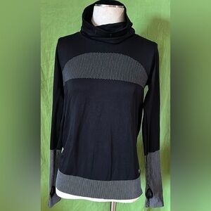 ❤️‍🔥5/20$ 💥Women’s Black Mock Neck Long Sleeve Active Top